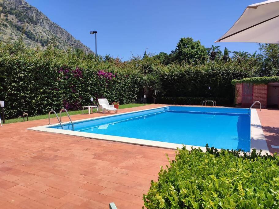 Da Nonna Cettina Appartamento In Villa Con Piscina Palermo Exterior foto